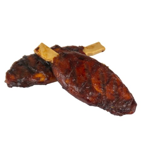 Snack BBQ peito de frango para cão - Duvo Plus