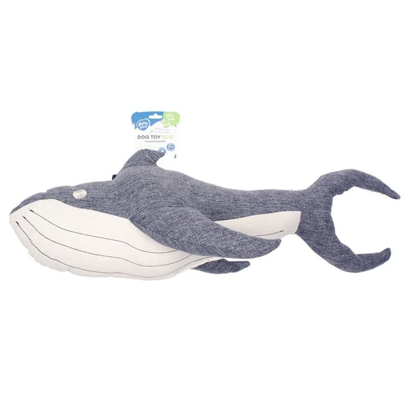 Baleia ECO de peluche para cão - Duvo Plus