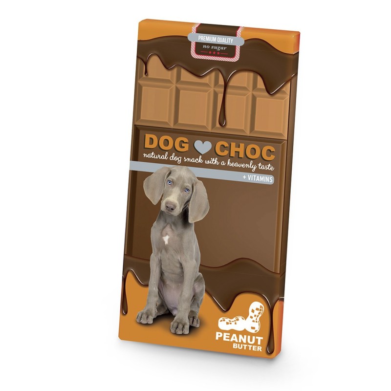 Chocolate de manteiga de amendoim para cão - Duvo Plus