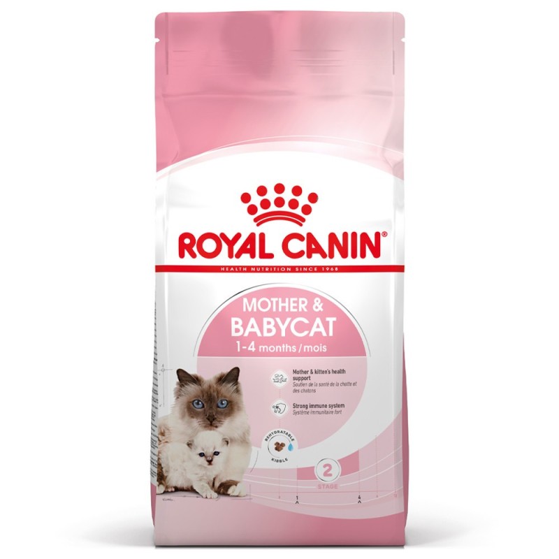 Royal Canin Mother & Babycat - Ração seca para gatinho recém-nascido e gata gestante/lactante