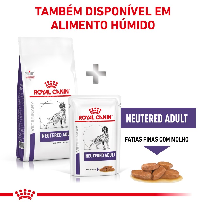 Royal Canin VET Neutered Adult Medium Dogs - Ração seca para cão médio esterilizado