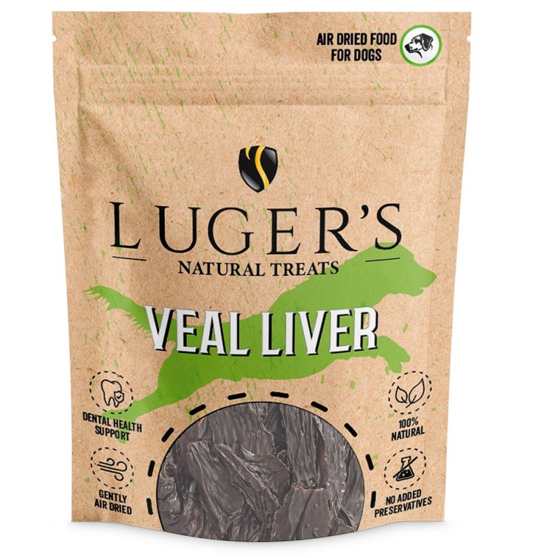 Luger's Natural Treats - Snack para cão - Fígado de vitela