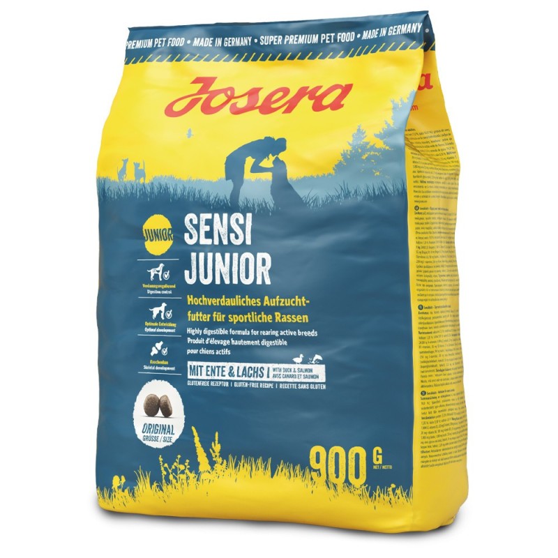 Josera Sensi Junior - Ração seca para cachorro médio/grande com sensibilidades