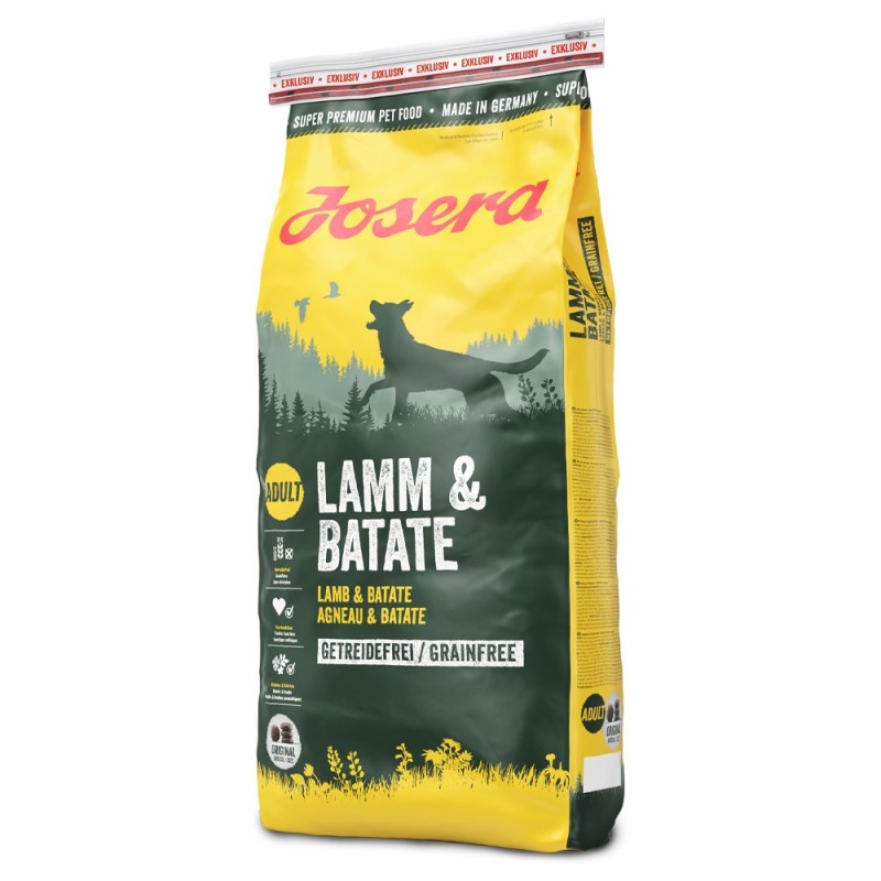 Josera Grainfree - Ração seca para cão adulto - Borrego e batata doce