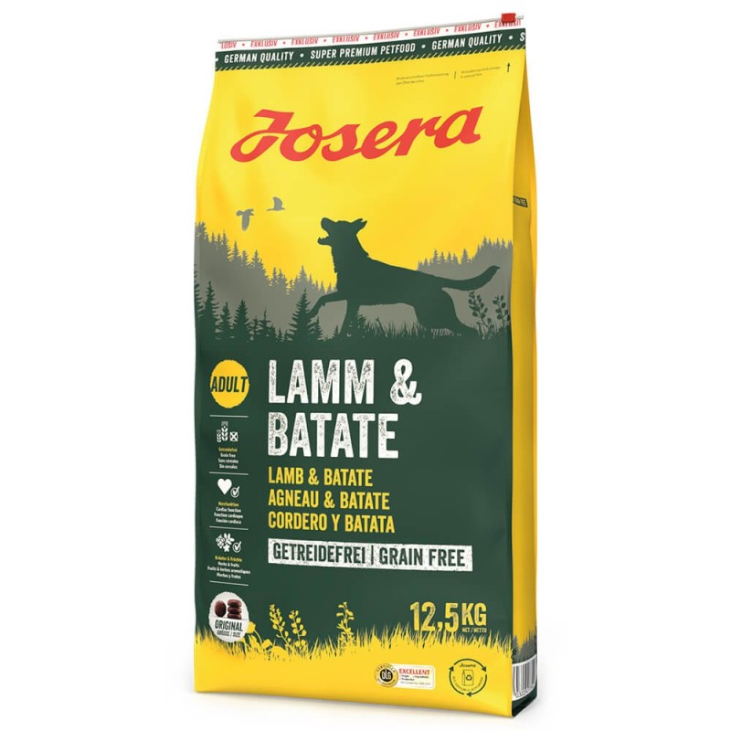 Josera Grainfree - Ração seca para cão adulto - Borrego e batata doce