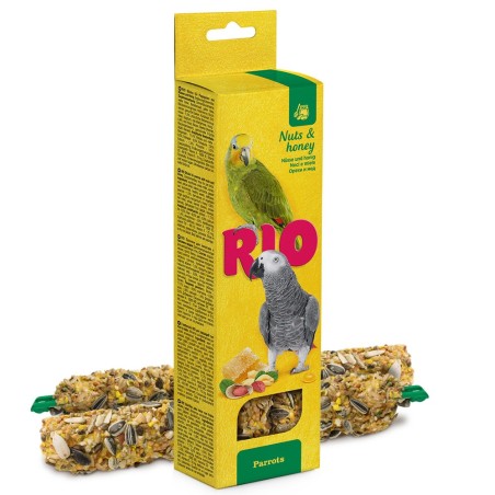 Sticks de nozes e mel para papagaios - RIO
