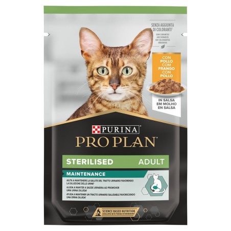 Pro Plan Sterilised - Alimento em molho para gato adulto esterilizado - Frango