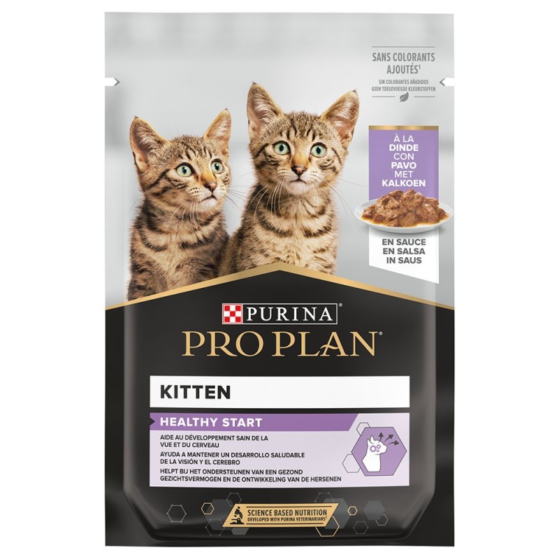 Pro Plan Healthy Start Kitten - Alimento em molho para gatinho - Peru