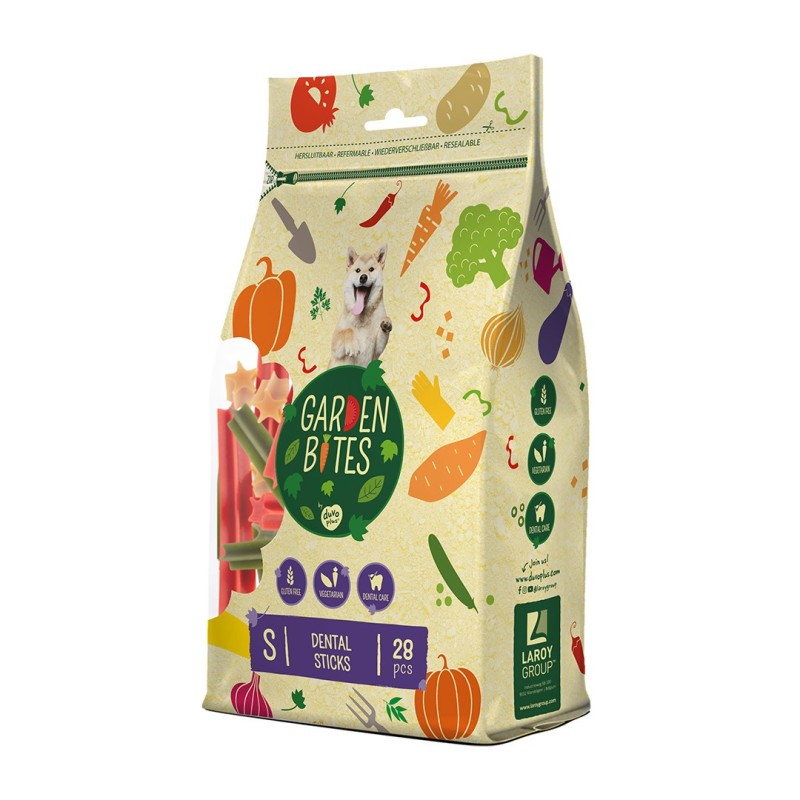 Snacks vegetarianos Dental Sticks para cão - Garden Bites