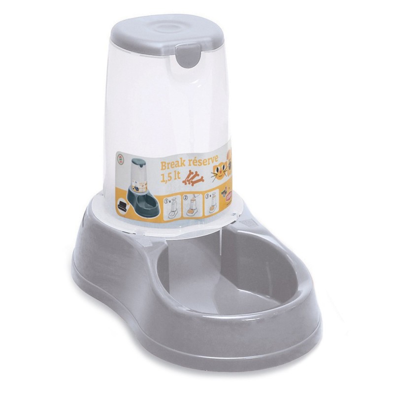 Comedouro dispensador Break Reserve para cães e gatos - Stefanplast