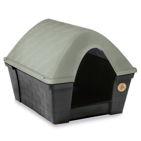 Casota de plástico Happy Home para cães - Stefanplast