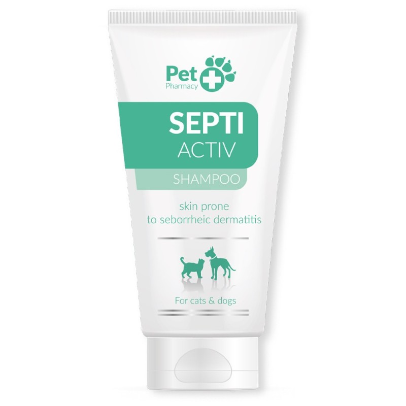 Champô para cães e gatos com dermatite seborreica - SeptiActiv - VetFood