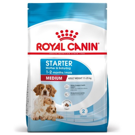 Royal Canin Starter Mother & Babydog Medium - Ração seca para cachorro recém-nascido e cadela gestante/lactante de porte médio