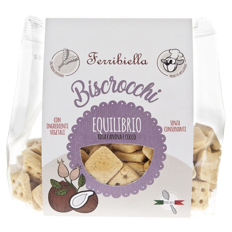 Biscoitos vegetais Biscrocchi Equilibrio para cães - Ferribiella