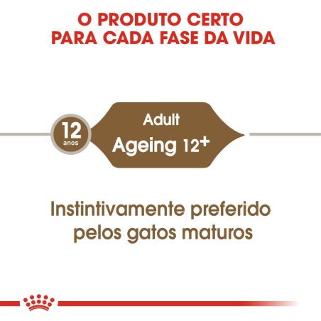 Royal Canin Ageing 12+ - Alimento em geleia para gato sénior com mais de 12 anos