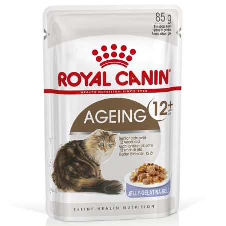 Royal Canin Ageing 12+ - Alimento em geleia para gato sénior com mais de 12 anos