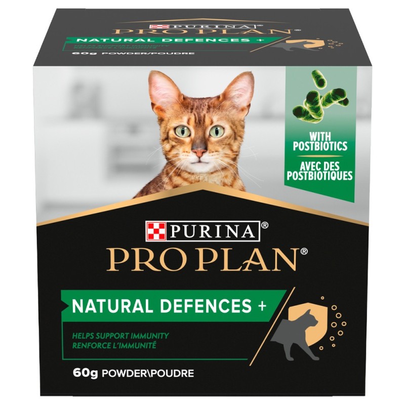 Suplemento para proteção do sistema imunitário para gatos - Pro Plan Natural Defences+