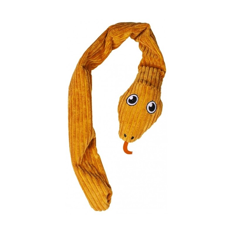 Duvo Plus Cobra de tecido com corda para cão - Laranja