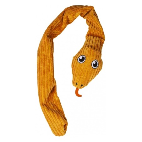 Duvo Plus Cobra de tecido com corda para cão - Laranja