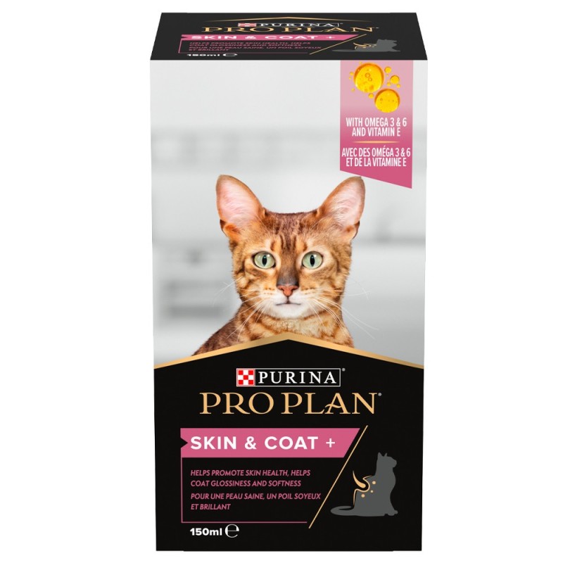 Suplemento para a saúde da pele e do pelo para gatos - Pro Plan Skin & Coat+