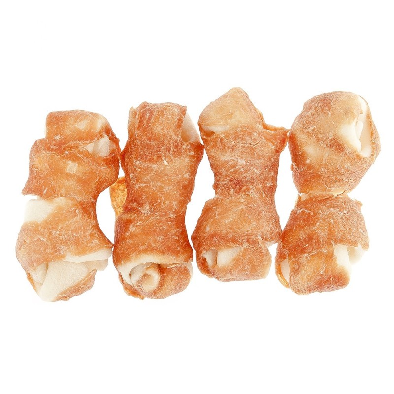 Osso de couro com frango para cães - Ferribiella