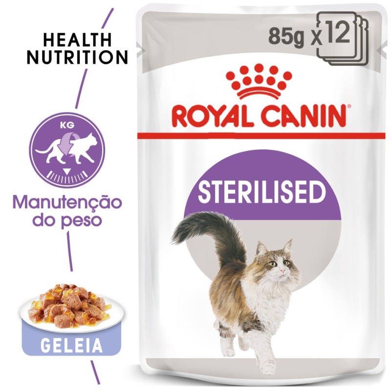 Royal Canin Sterilised Adult - Alimento em geleia para gato esterilizado