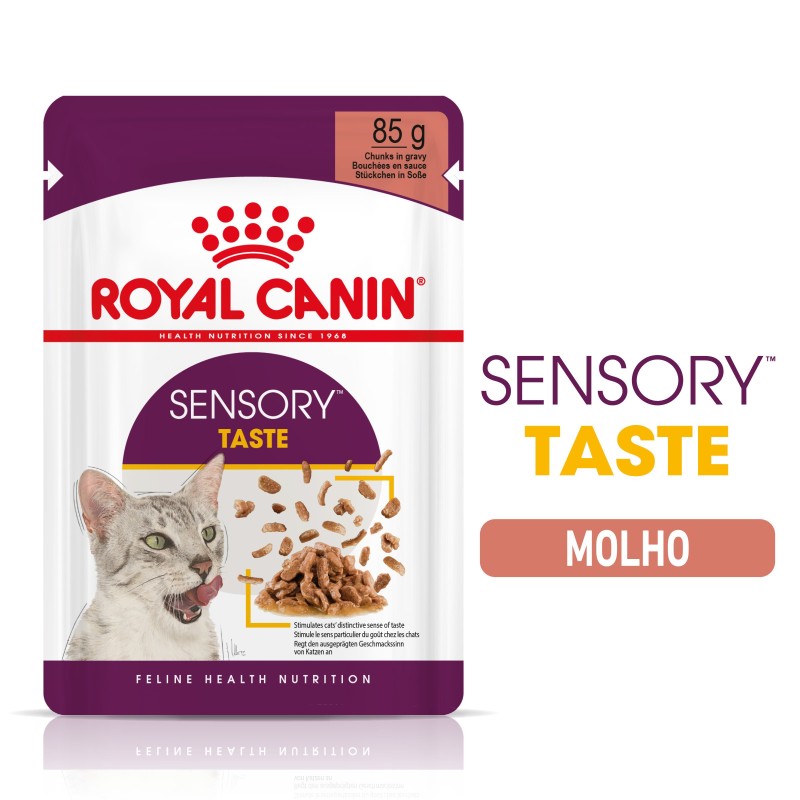 Royal Canin Sensory Taste Adult - Alimento em molho para gato para estimulo da sensação bucal