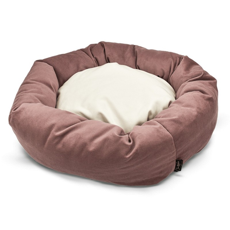 Cama redonda Comfort Milano Rose para cães - Christopher