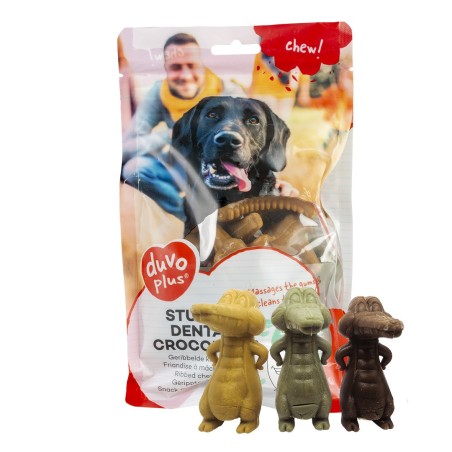 Snacks Crocodilos recheados para cão - Duvo Plus