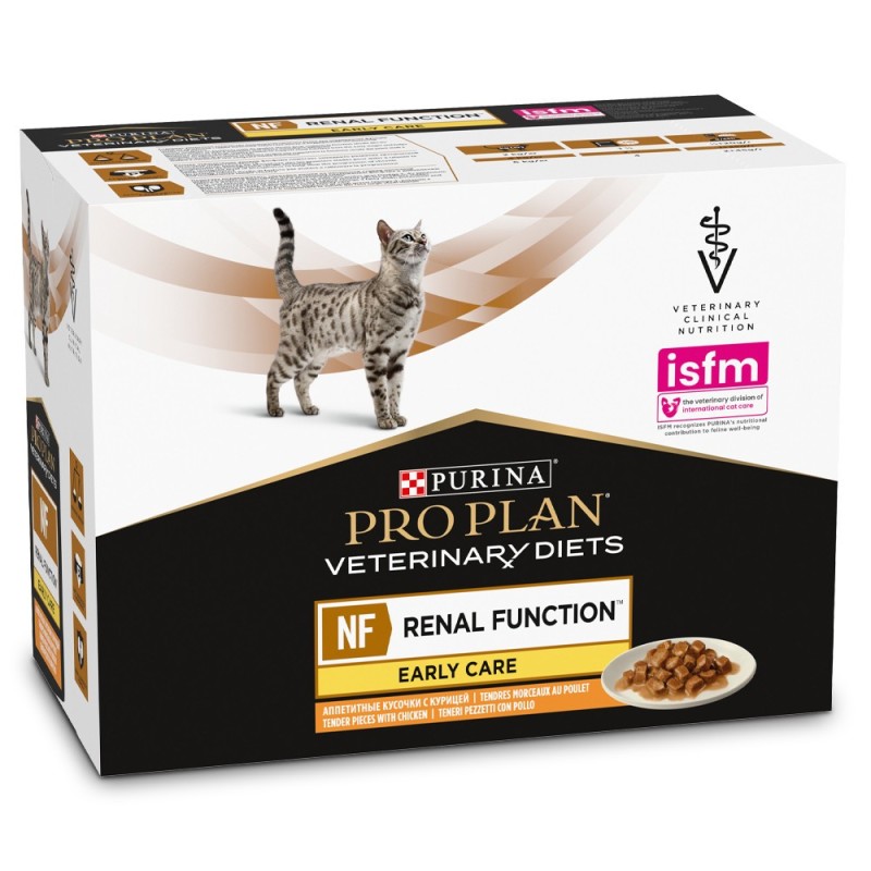 Pro Plan VD NF Renal Function Early Care - Alimento em molho para gato com doença renal - Frango