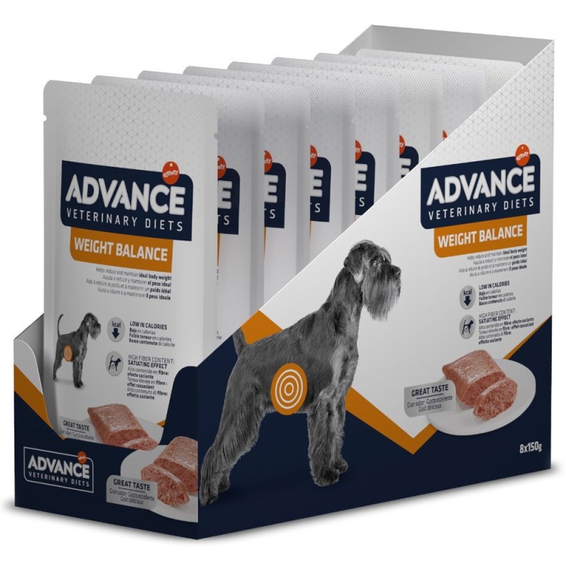 Advance VET Weight Balance - Alimento húmido para cão adulto com o excesso de peso