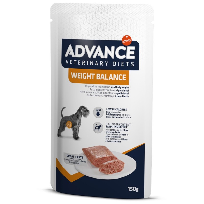 Advance VET Weight Balance - Alimento húmido para cão adulto com o excesso de peso