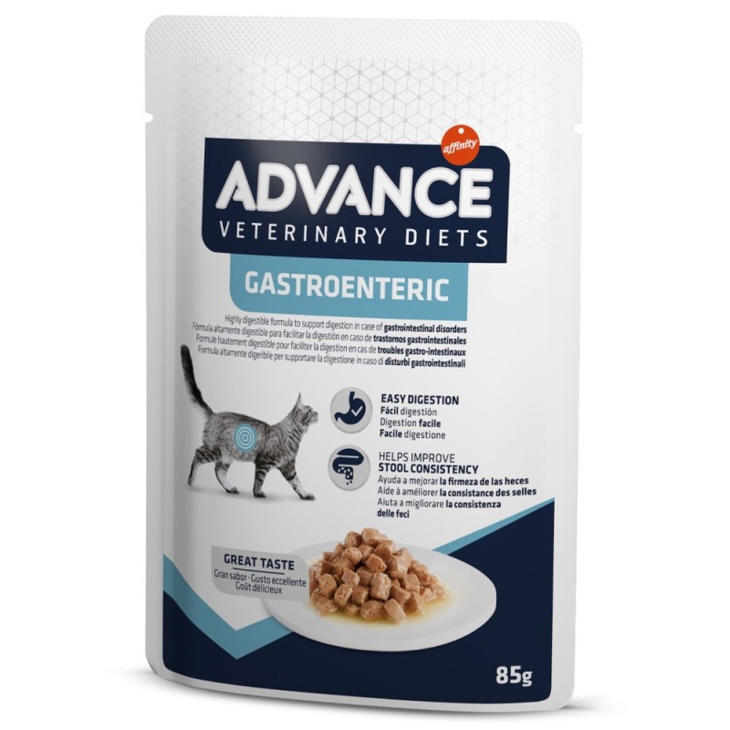 Advance VET Gastroenteric - Alimento húmido para gato adulto com problemas gastrointestinais