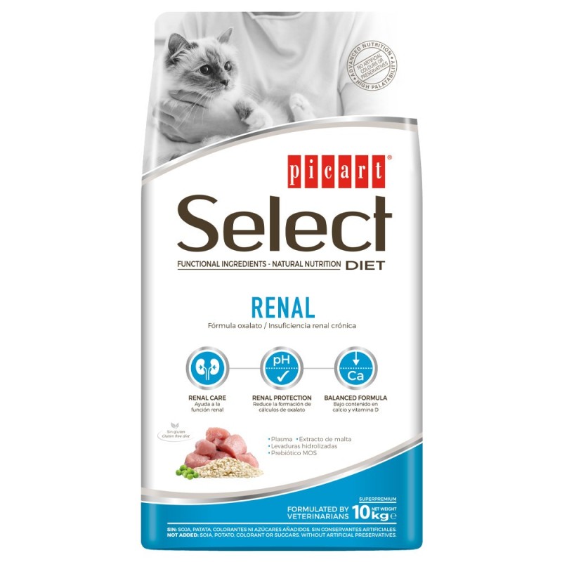 Select VD Renal - Ração seca para gato com problemas renais