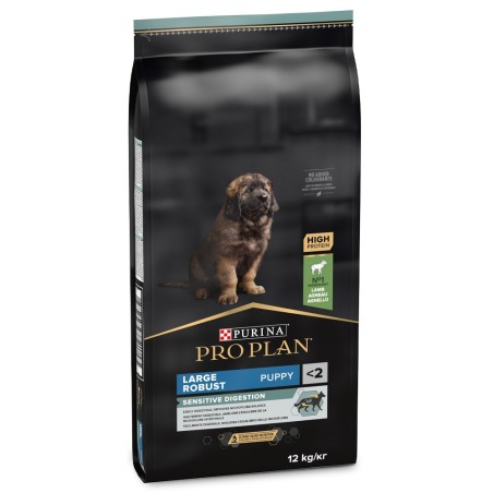 Pro Plan Sensitive Digestion Large Robust Puppy - Ração seca para cachorro grande com sensibilidade digestiva - Borrego