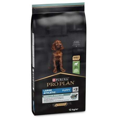 Pro Plan Sensitive Digestion Large Athletic Puppy - Ração seca para cachorro grande com sensibilidade digestiva - Borrego