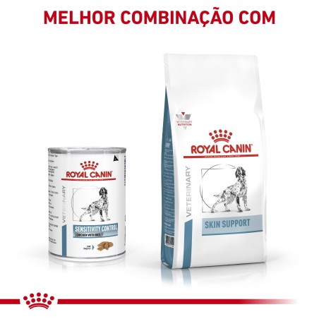 Royal Canin VET Sensitivity Control - Alimento em patê para cão adulto com sensibilidade - Frango