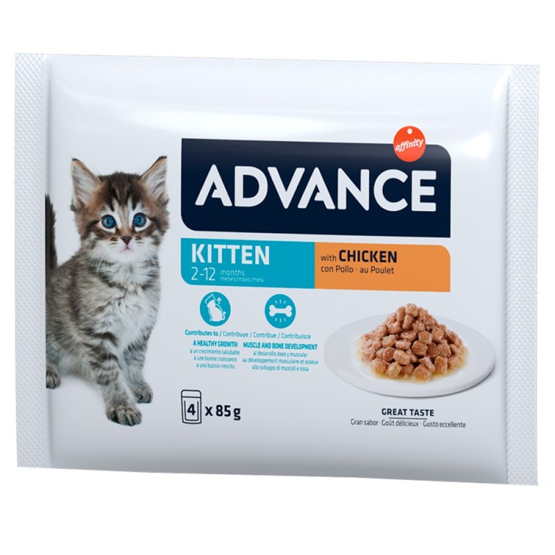 Advance Kitten - Alimento húmido para gatinhos - Frango