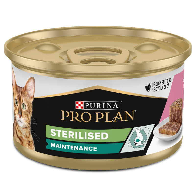 Pro Plan Sterilised Maintenance - Patê para gato esterilizado - Salmão e atum