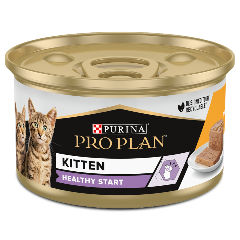 Pro Plan Healthy Start Kitten - Patê para gatinho - Frango