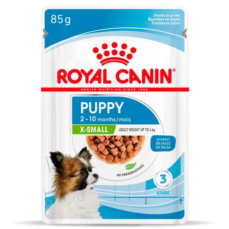 Royal Canin Puppy X-Small - Alimento em molho para cachorro de porte muito pequeno