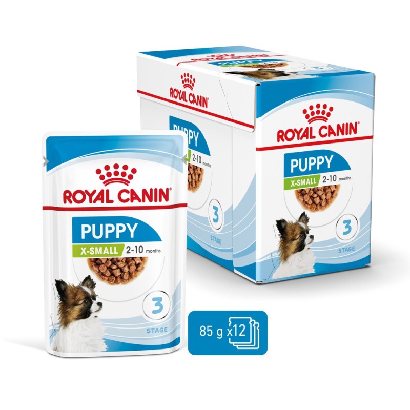 Royal Canin Puppy X-Small - Alimento em molho para cachorro de porte muito pequeno