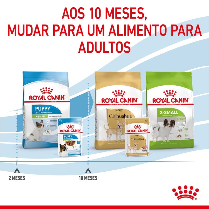 Royal Canin Puppy X-Small - Alimento em molho para cachorro de porte muito pequeno