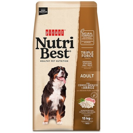 Picart Nutribest - Ração seca para cão adulto - Porco ibérico e arroz