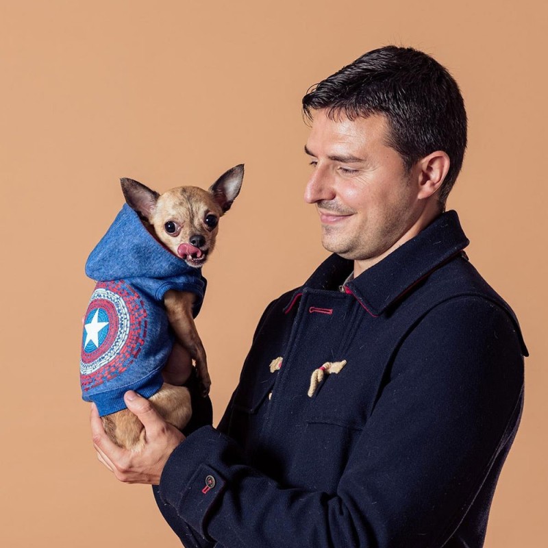 Sweat Capitão América para cão - Marvel