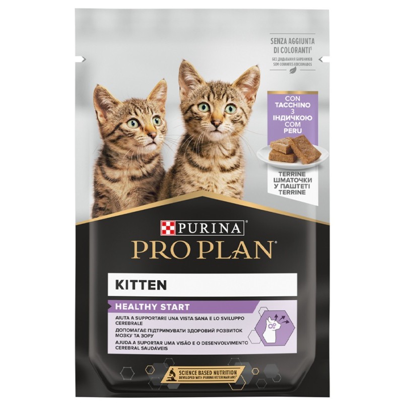 Pro Plan Healthy Start Kitten - Alimento em patê para gatinho - Peru