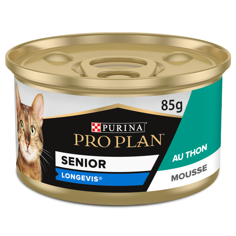 Pro Plan Senior Longevis 7+ - Patê para gato senior - Atum