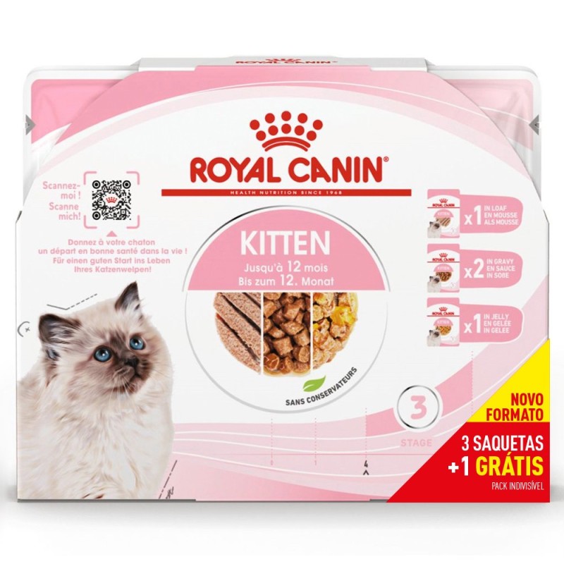 Royal Canin Kitten Multipack - Alimento húmido para gatinhos