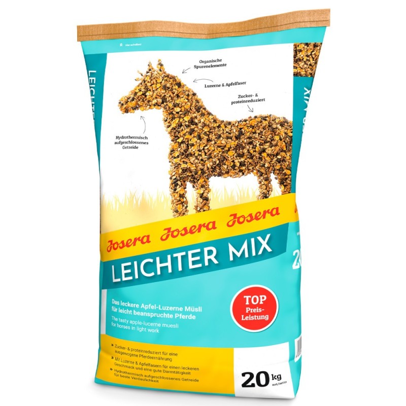 Josera Light Mix - Alimento para cavalos - Muesli maçã