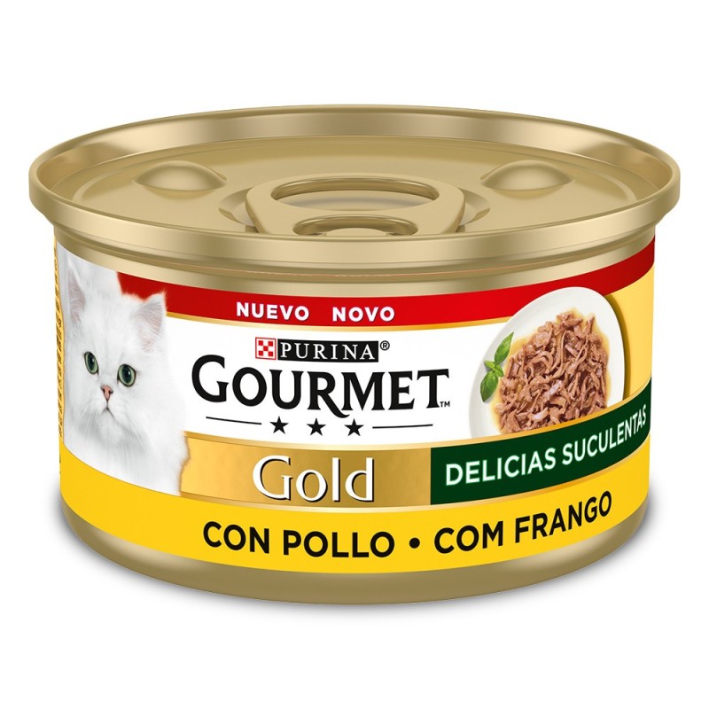 Gourmet Gold Delícias Suculentas para gato - Frango